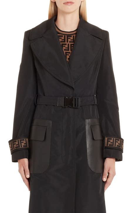 mens fendi trench coat|fendi winter coat.